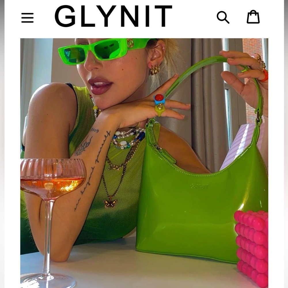Glynit Molly Bag Green Apple